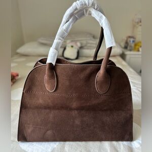Brown suede Bag